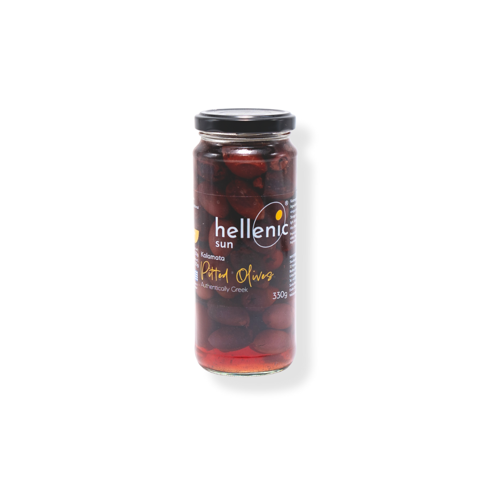 Hellenic Kalamata Pitted Olives - 330G